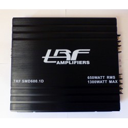 Amplificateur de puissance monobloc TRF Audio 600wrms, convient pour subwoofer.