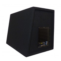 Caisson préfabriqué amplifié 200wrms TRF Audio pour subwoofer de 30cm.