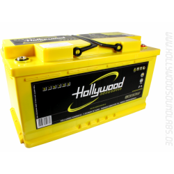 Batterie Hollywood DIN 100Ah pour compartiment moteur, pour installations jusqu'à 5000 watts.
