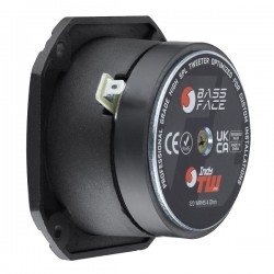 Tweeters 120wrms Bassface, idéal pour installation personnalisée haut rendement.