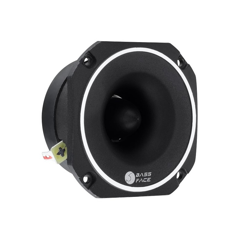 Tweeters 120wrms Bassface, idéal pour installation personnalisée haut rendement.