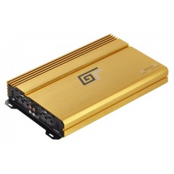 Amplificateur de puissance quatre canaux classe AB GT Audio 4x150wrms, convient pour subwoofer, médium ou tweeter.