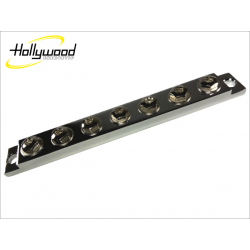 Pont de connexion pour batteries Hollywood en cuivre platiné.