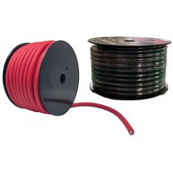 Câble OFC (Cuivre sans oxygène) 53mm² RJ Audio.

Couleur au choix, Rouge ou Noir.