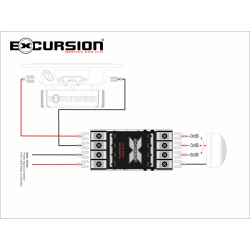 Kit-éclaté 16.5cm 90wrms Excursion, idéal pour emplacement d'origine véhicules