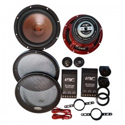 Kit-éclaté 16.5cm 100wrms TRF Audio, idéal pour emplacement d'origine véhicules pour une installation qualitative.