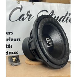 Subwoofer 38cm RJ Audio W124S3 destiné à une utilisation car audio haute puissance musicale, démo ou SPL.