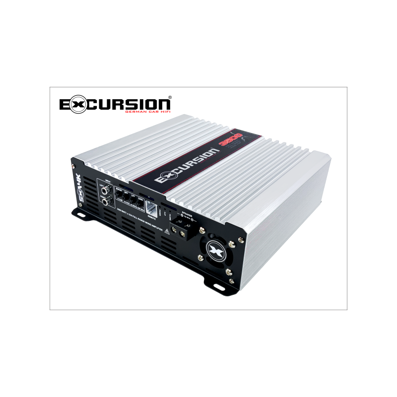 Amplificateur de puissance quatre canaux classe D Excursion 1x3500wrms spécial 24 Volts Amplificateur de puissance quatre canaux classe D Excursion 1x3500wrms spécial 24 Volts