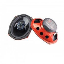 Haut-parleurs coaxiaux elliptiques 15.2x22.9cm (6x9 pouces) 80wrms TRF Audio, idéal pour emplacement d'origine véhicules