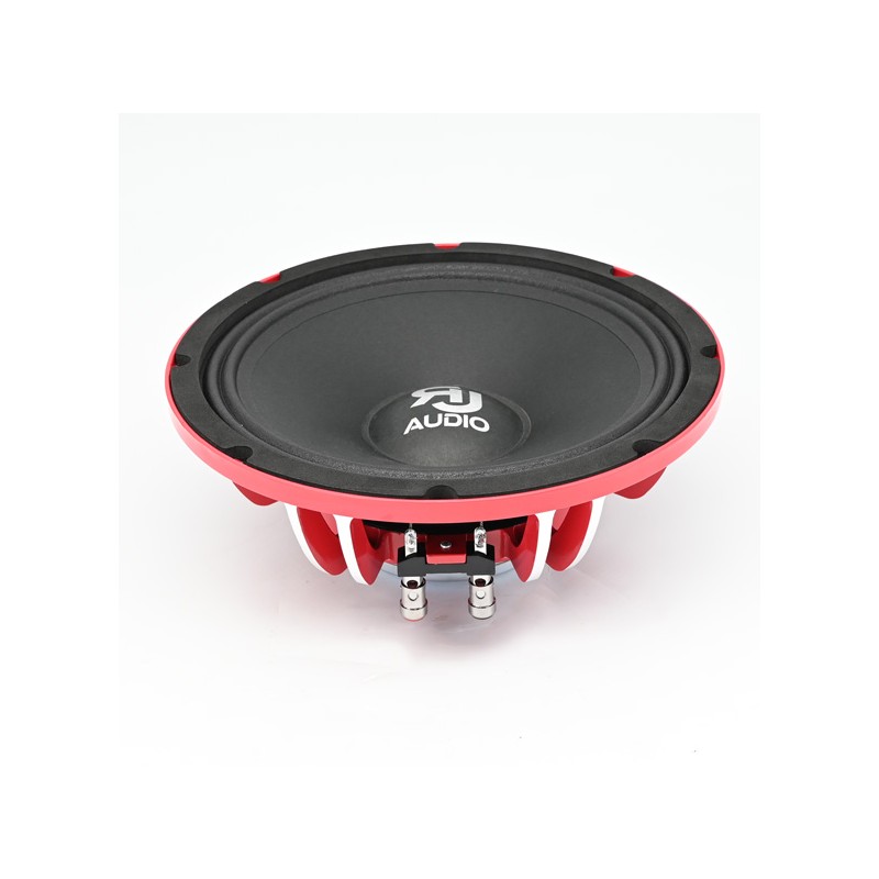 Médium 25cm 450wrms néodyme RJ Audio, idéal pour installation personnalisée à haut rendement. Médium 25cm 450wrms néodyme RJ Audio, idéal pour installation personnalisée à haut rendement.