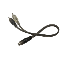 RJ Audio Y RCA - 1 Femelle 2 Mâles