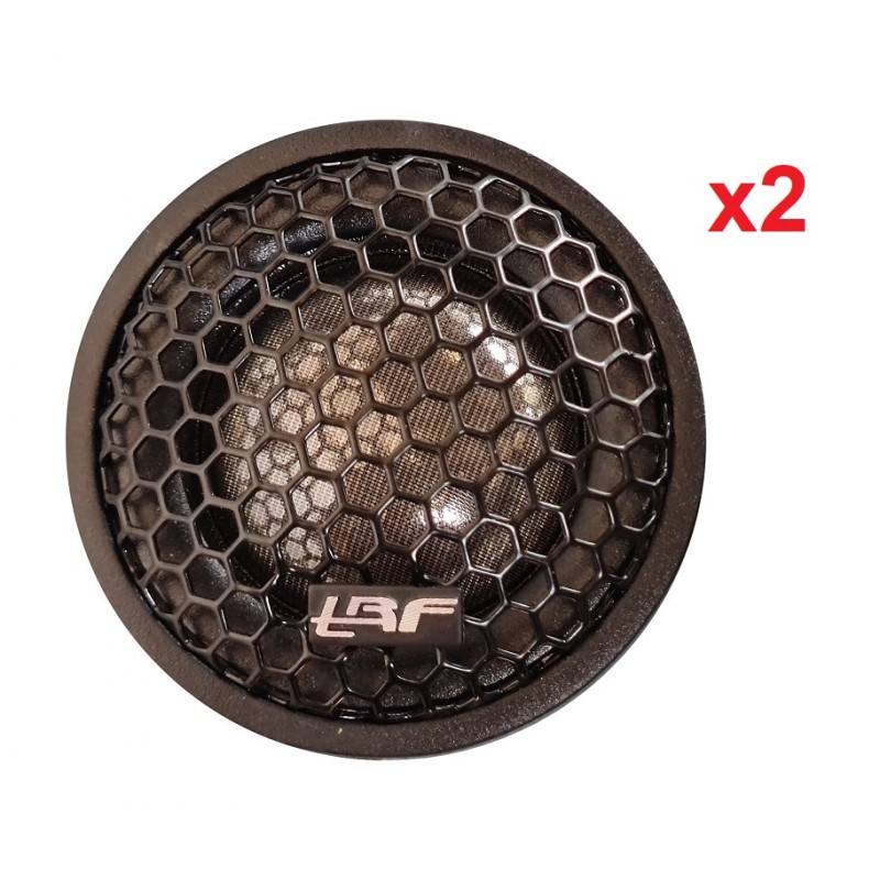 Tweeters à dôme de soie 80wrms TRF Audio, idéal pour installation personnalisée qualitative.
