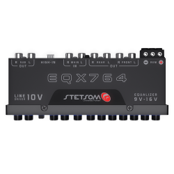 Equaliseur 7 bandes 6 sorties 10 Volts Stetsom.