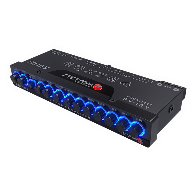 Equaliseur 7 bandes 6 sorties 10 Volts Stetsom.