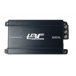 Amplificateur de puissance deux canaux classe D TRF Audio 2x410wrms spécial 24 Volts.