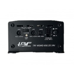Amplificateur de puissance deux canaux classe D TRF Audio 2x410wrms spécial 24 Volts.