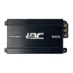 Amplificateur de puissance quatre canaux classe D TRF Audio 4x150wrms spécial 24 Volts.