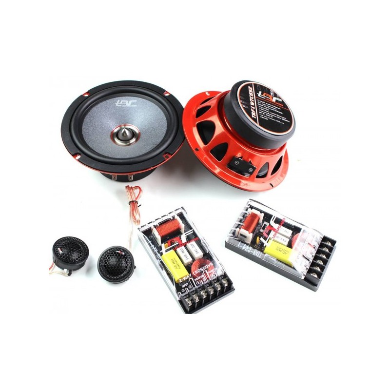 Kit-éclaté 16.5cm 75wrms TRF Audio, idéal pour emplacement d'origine véhicules