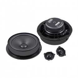 Kit éclaté plug and play pour Volkswagen 16.5cm 60wrms For X, idéal pour emplacement d'origine véhicule.