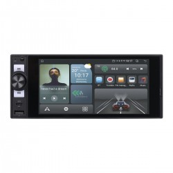 Poste radio simple DIN avec écran intégré 6" 2 sorties RCA 2 Volts For X Car Audio. Poste radio simple DIN avec écran intégré 6" 2 sorties RCA 2 Volts For X Car Audio.