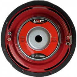 Subwoofer 25cm TRF Audio LSW102S ultra compact destiné à une utilisation car audio (caisson voiture par exemple)