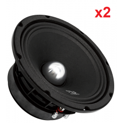 Médium 20cm 220wrms ferrite RJ Audio, idéal pour installation personnalisée à haut rendement.