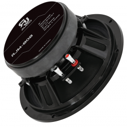 Médium 20cm 220wrms ferrite RJ Audio, idéal pour installation personnalisée à haut rendement. Médium 20cm 220wrms ferrite RJ Audio, idéal pour installation personnalisée à haut rendement.