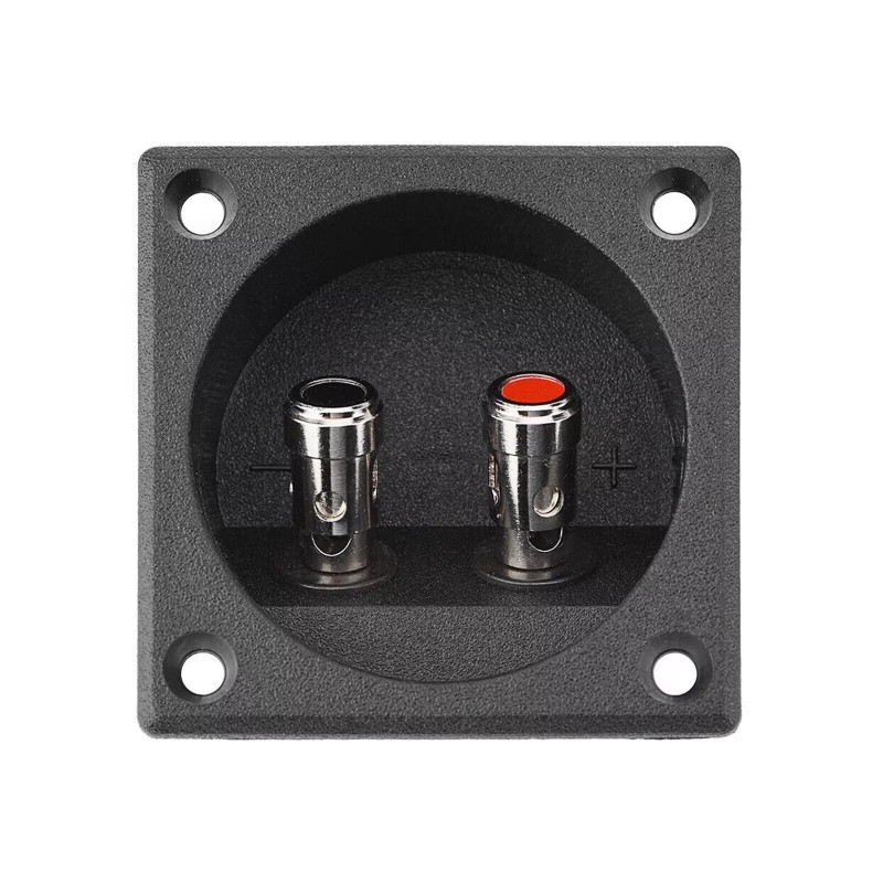 Bornier RJ Audio avec terminaux à poussoir pour câble jusqu'à 6mm².