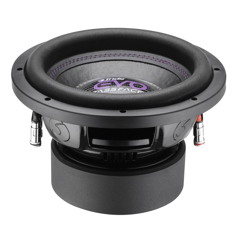 Subwoofer 20cm BassFace IndyEVO8 destiné à une utilisation car audio musicale ou SPL.