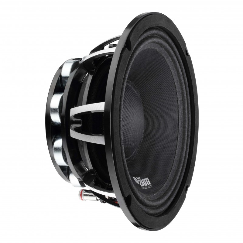 Médium 20cm néodyme 400wrms BassFace, idéal pour installation personnalisée haut rendement.